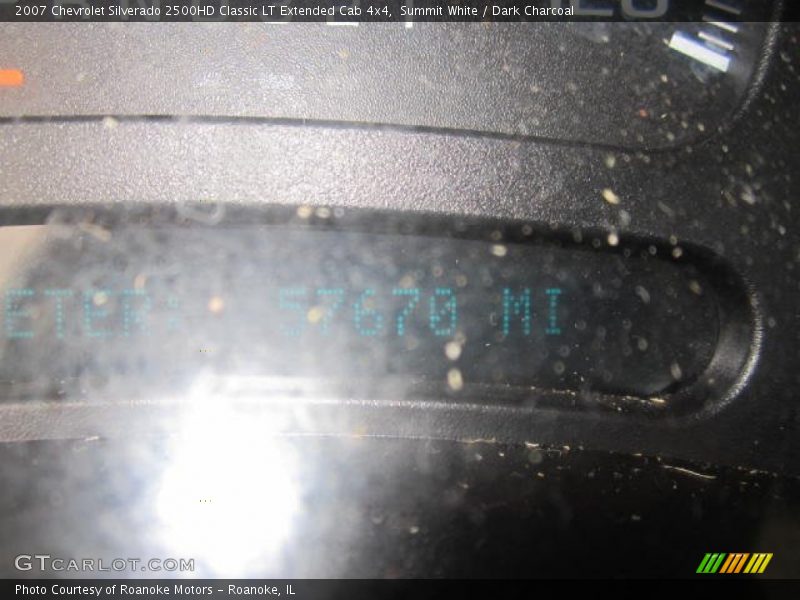 Summit White / Dark Charcoal 2007 Chevrolet Silverado 2500HD Classic LT Extended Cab 4x4