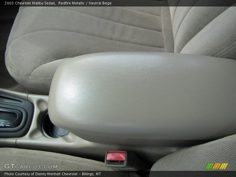 Redfire Metallic / Neutral Beige 2003 Chevrolet Malibu Sedan