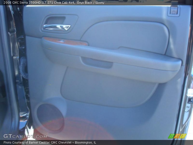 Onyx Black / Ebony 2008 GMC Sierra 2500HD SLT Z71 Crew Cab 4x4