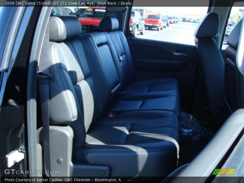 Onyx Black / Ebony 2008 GMC Sierra 2500HD SLT Z71 Crew Cab 4x4