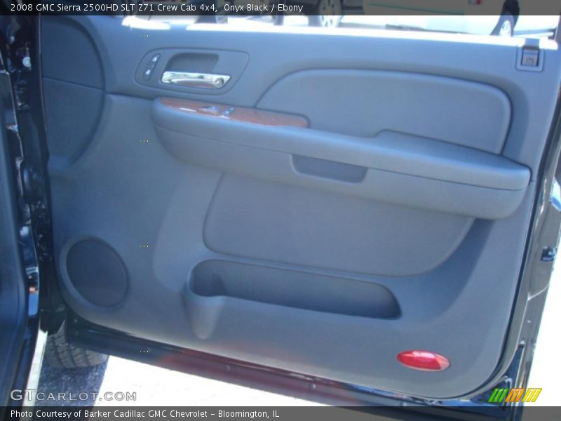 Onyx Black / Ebony 2008 GMC Sierra 2500HD SLT Z71 Crew Cab 4x4
