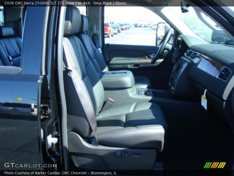 Onyx Black / Ebony 2008 GMC Sierra 2500HD SLT Z71 Crew Cab 4x4