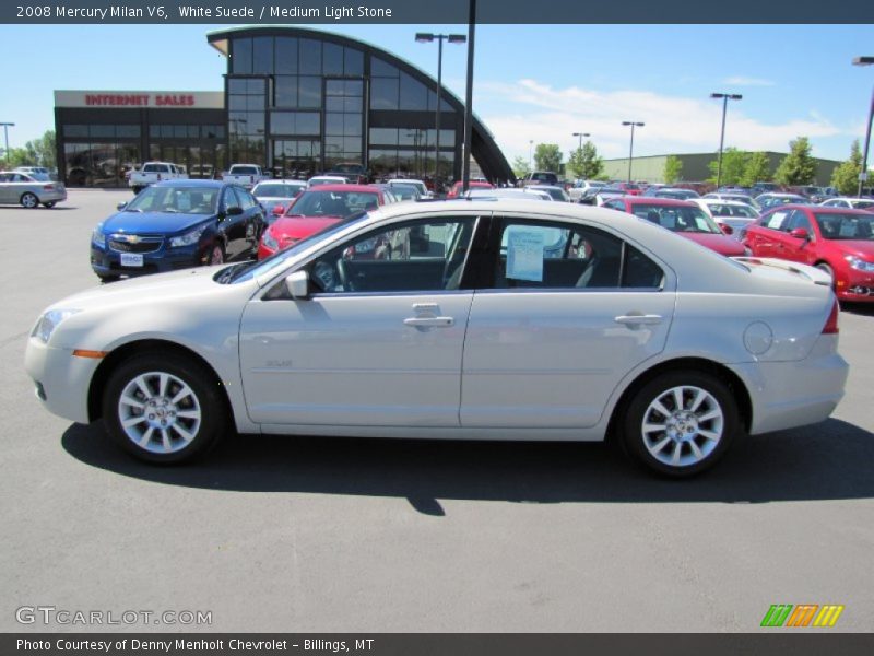 White Suede / Medium Light Stone 2008 Mercury Milan V6