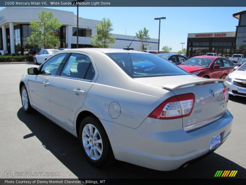 White Suede / Medium Light Stone 2008 Mercury Milan V6