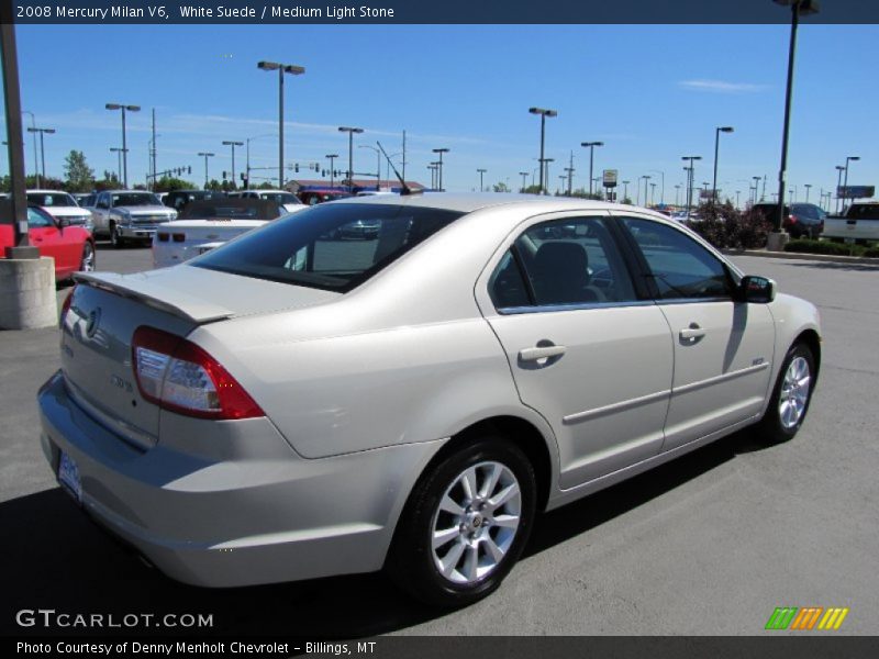 White Suede / Medium Light Stone 2008 Mercury Milan V6