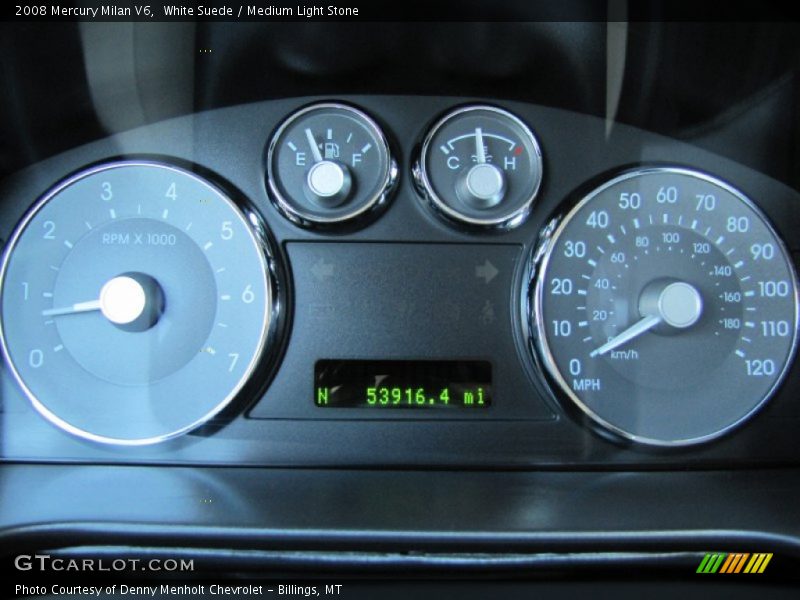 White Suede / Medium Light Stone 2008 Mercury Milan V6