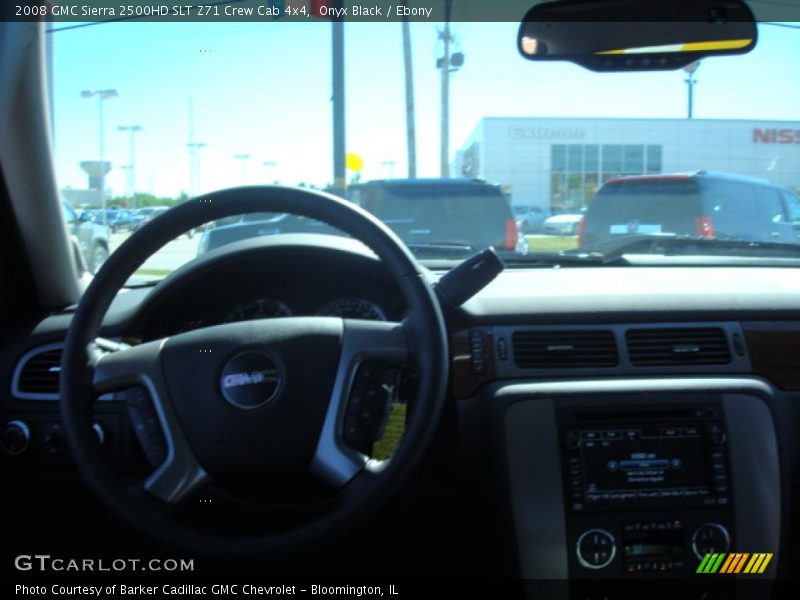 Onyx Black / Ebony 2008 GMC Sierra 2500HD SLT Z71 Crew Cab 4x4