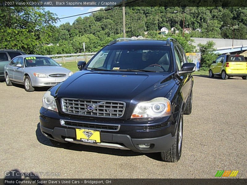 Black Sapphire Metallic / Graphite 2007 Volvo XC90 V8 AWD