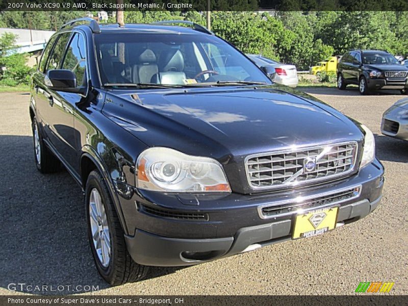 Black Sapphire Metallic / Graphite 2007 Volvo XC90 V8 AWD