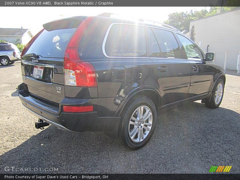 Black Sapphire Metallic / Graphite 2007 Volvo XC90 V8 AWD