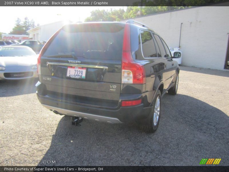 Black Sapphire Metallic / Graphite 2007 Volvo XC90 V8 AWD