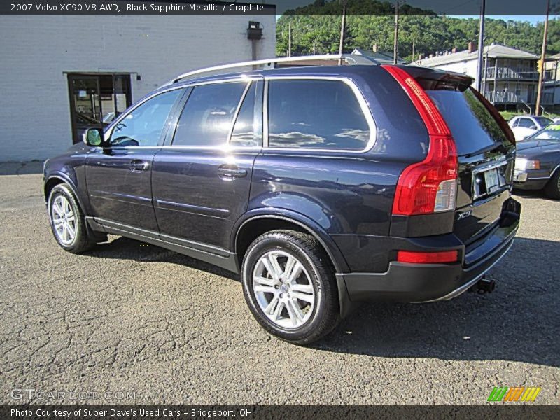 Black Sapphire Metallic / Graphite 2007 Volvo XC90 V8 AWD