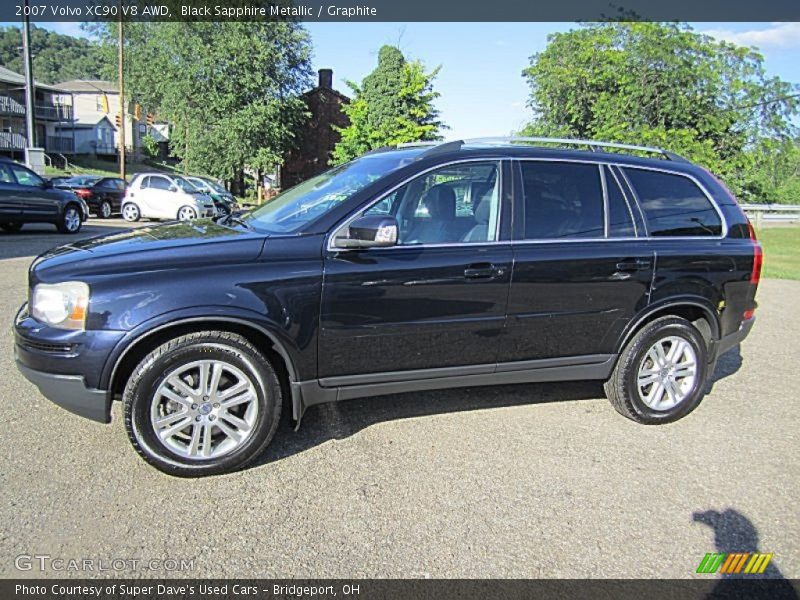 Black Sapphire Metallic / Graphite 2007 Volvo XC90 V8 AWD