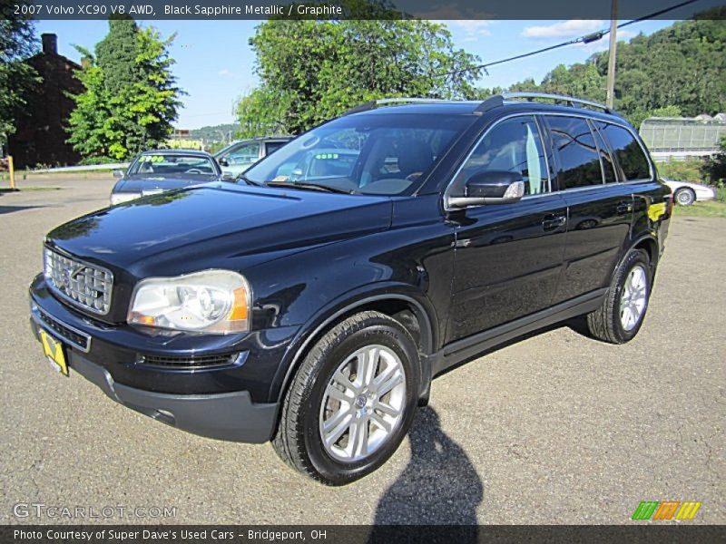 Black Sapphire Metallic / Graphite 2007 Volvo XC90 V8 AWD