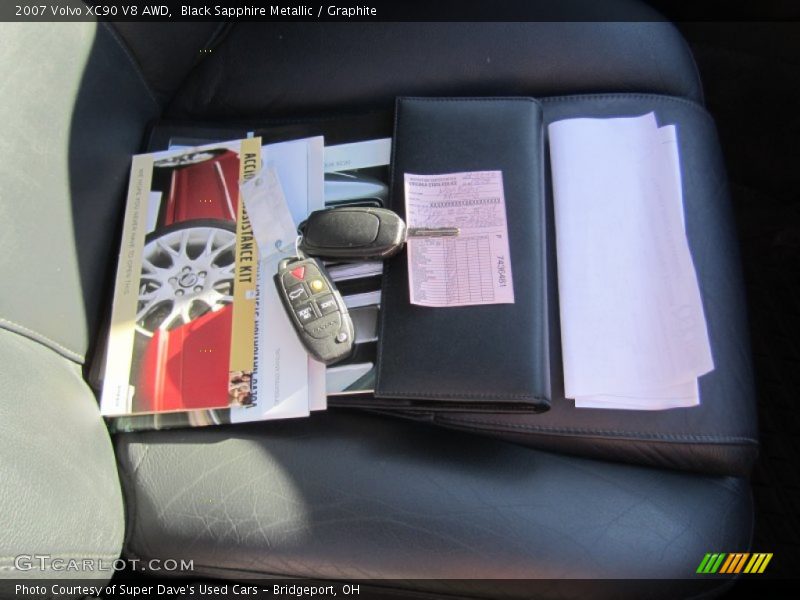 Black Sapphire Metallic / Graphite 2007 Volvo XC90 V8 AWD