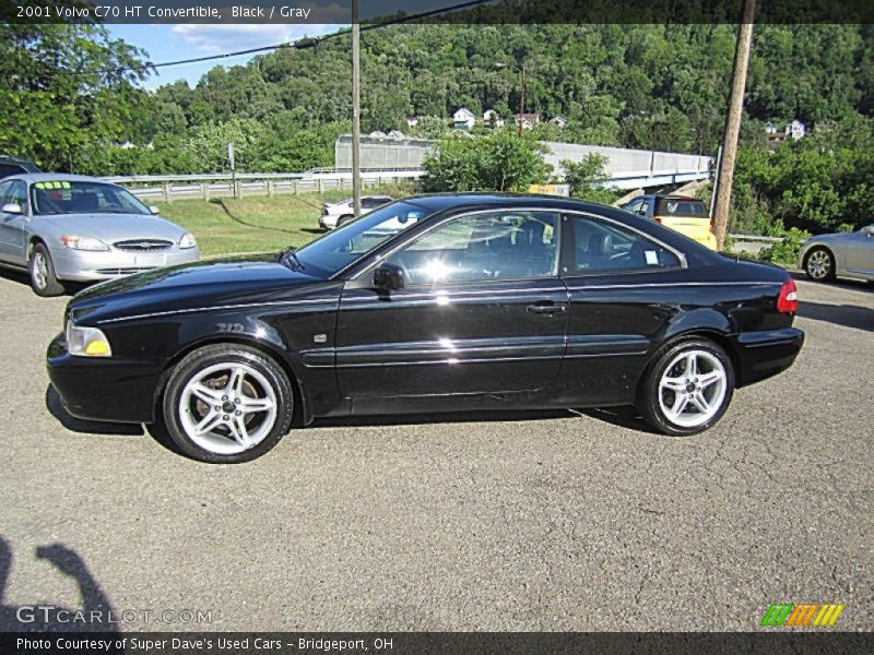 Black / Gray 2001 Volvo C70 HT Convertible