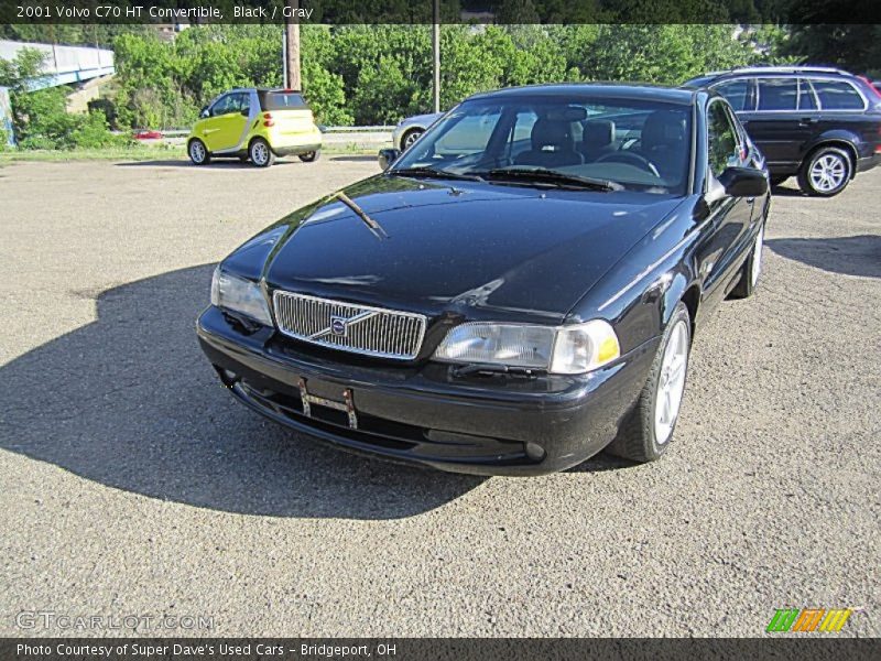 Black / Gray 2001 Volvo C70 HT Convertible