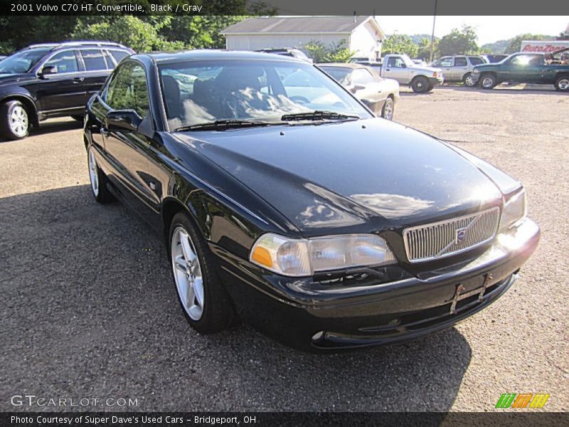 Black / Gray 2001 Volvo C70 HT Convertible