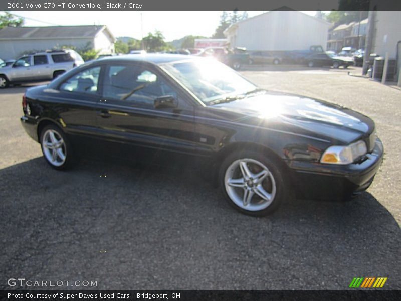 Black / Gray 2001 Volvo C70 HT Convertible
