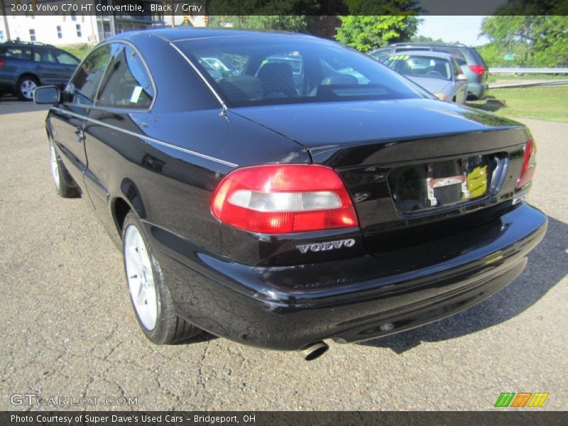 Black / Gray 2001 Volvo C70 HT Convertible