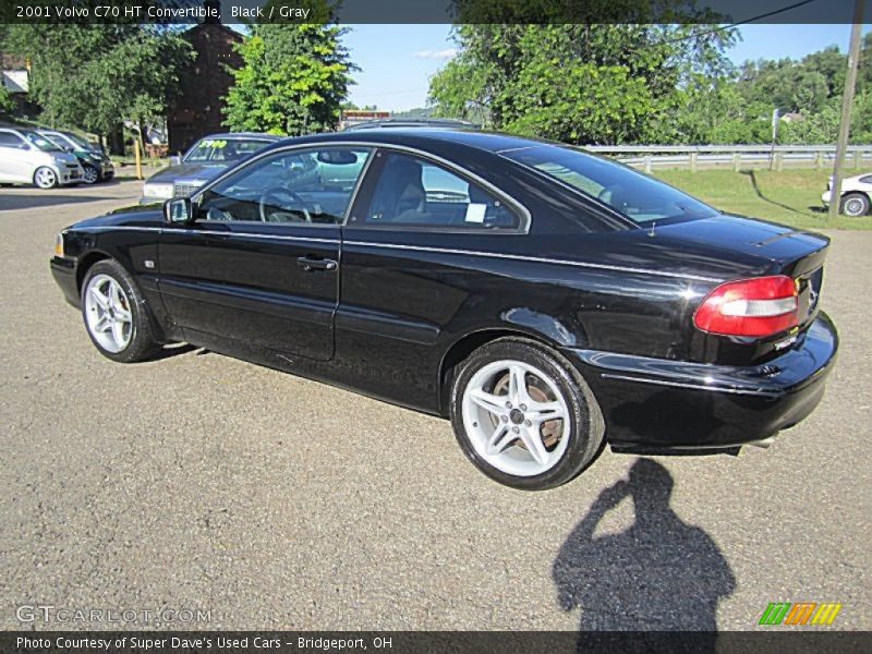 Black / Gray 2001 Volvo C70 HT Convertible