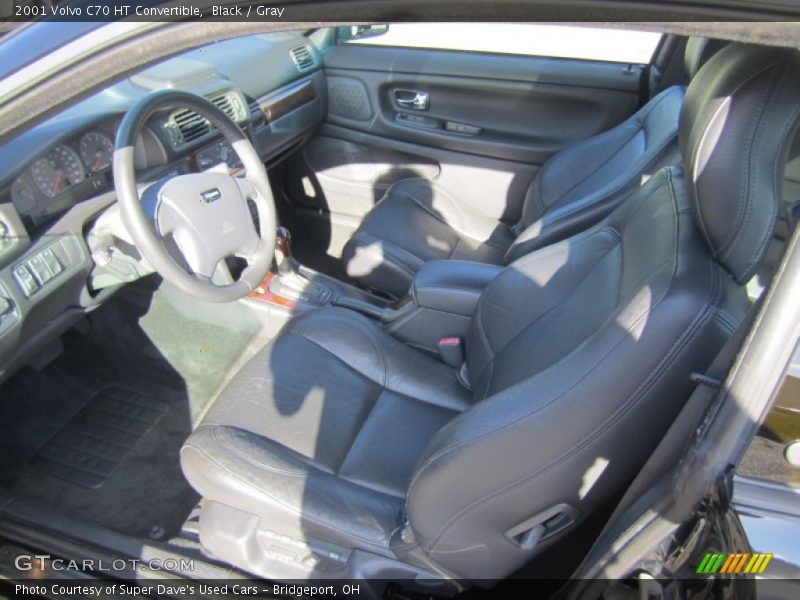 Black / Gray 2001 Volvo C70 HT Convertible