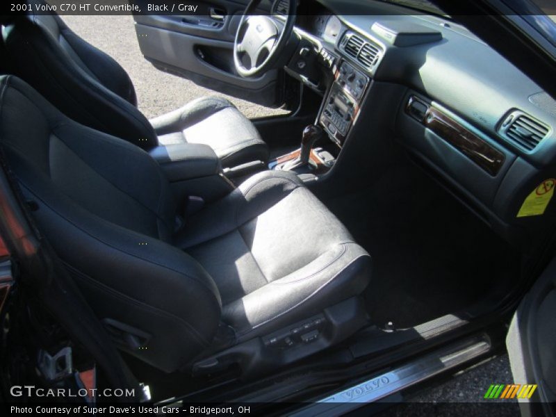 Black / Gray 2001 Volvo C70 HT Convertible
