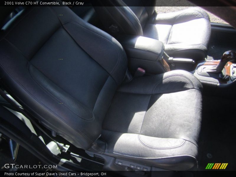 Black / Gray 2001 Volvo C70 HT Convertible