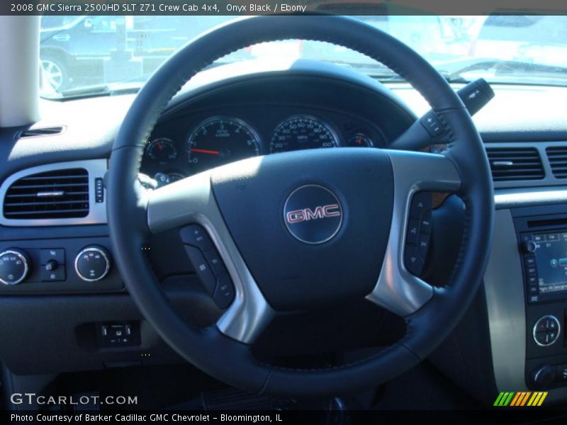 Onyx Black / Ebony 2008 GMC Sierra 2500HD SLT Z71 Crew Cab 4x4