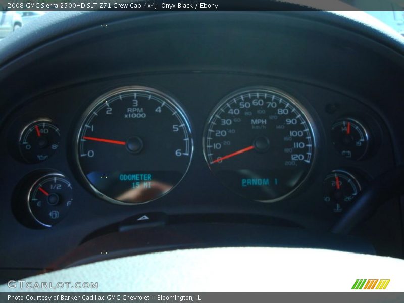 Onyx Black / Ebony 2008 GMC Sierra 2500HD SLT Z71 Crew Cab 4x4
