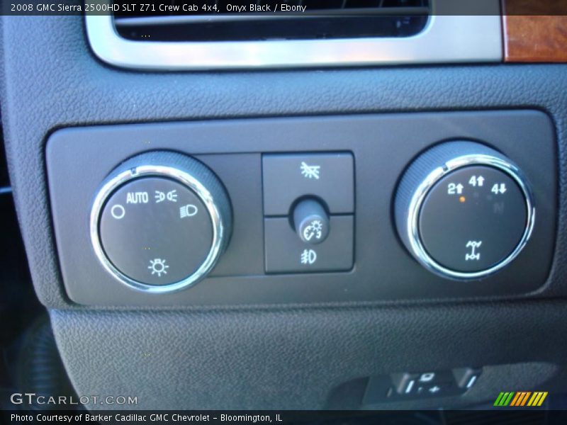 Onyx Black / Ebony 2008 GMC Sierra 2500HD SLT Z71 Crew Cab 4x4
