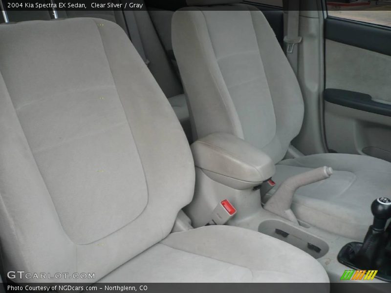 Clear Silver / Gray 2004 Kia Spectra EX Sedan