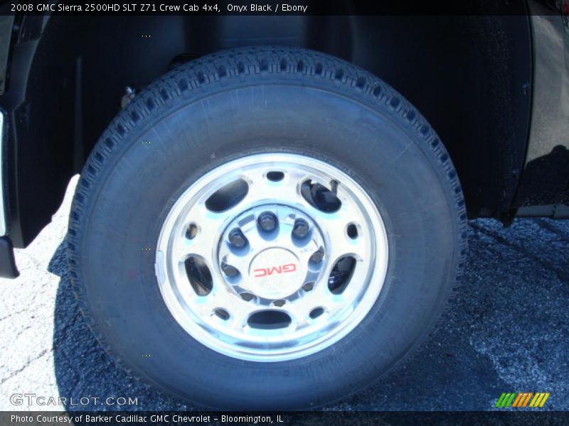 Onyx Black / Ebony 2008 GMC Sierra 2500HD SLT Z71 Crew Cab 4x4