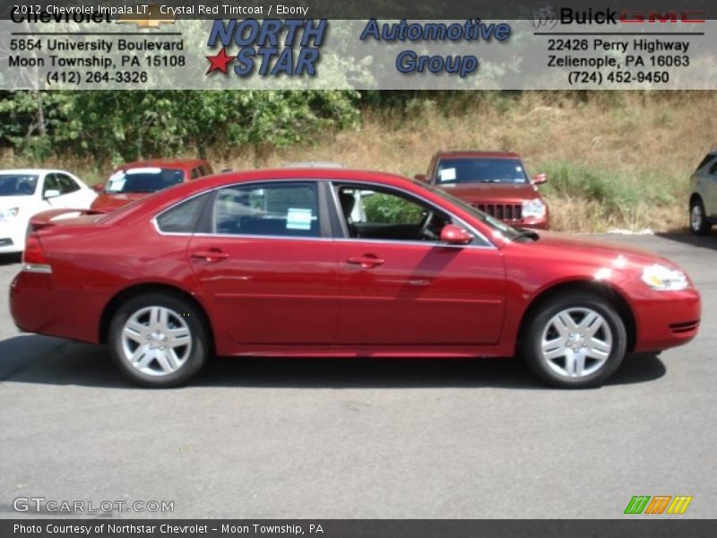 Crystal Red Tintcoat / Ebony 2012 Chevrolet Impala LT