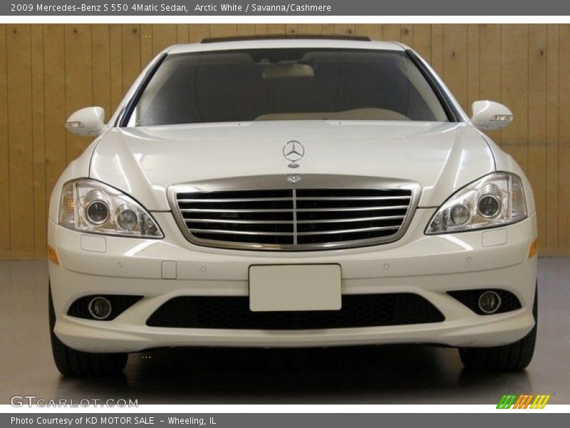 Arctic White / Savanna/Cashmere 2009 Mercedes-Benz S 550 4Matic Sedan