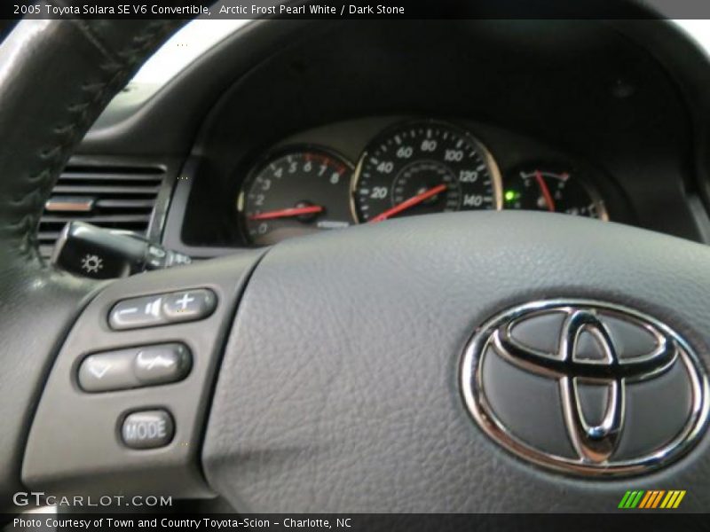 Arctic Frost Pearl White / Dark Stone 2005 Toyota Solara SE V6 Convertible