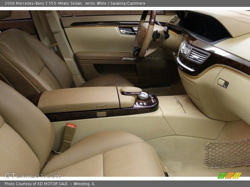 Arctic White / Savanna/Cashmere 2009 Mercedes-Benz S 550 4Matic Sedan