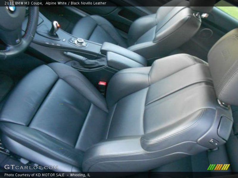 Alpine White / Black Novillo Leather 2011 BMW M3 Coupe