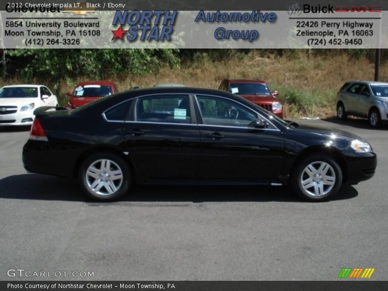 Black / Ebony 2012 Chevrolet Impala LT