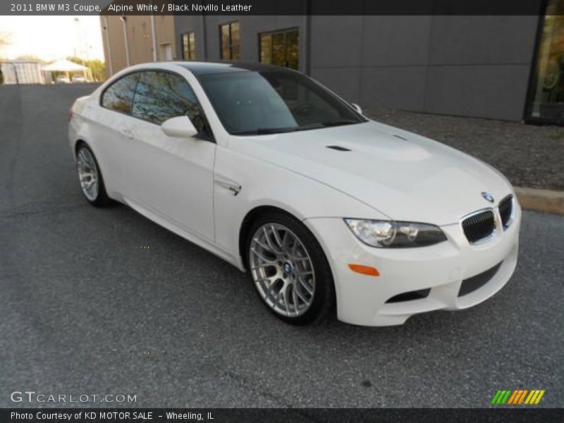 Alpine White / Black Novillo Leather 2011 BMW M3 Coupe