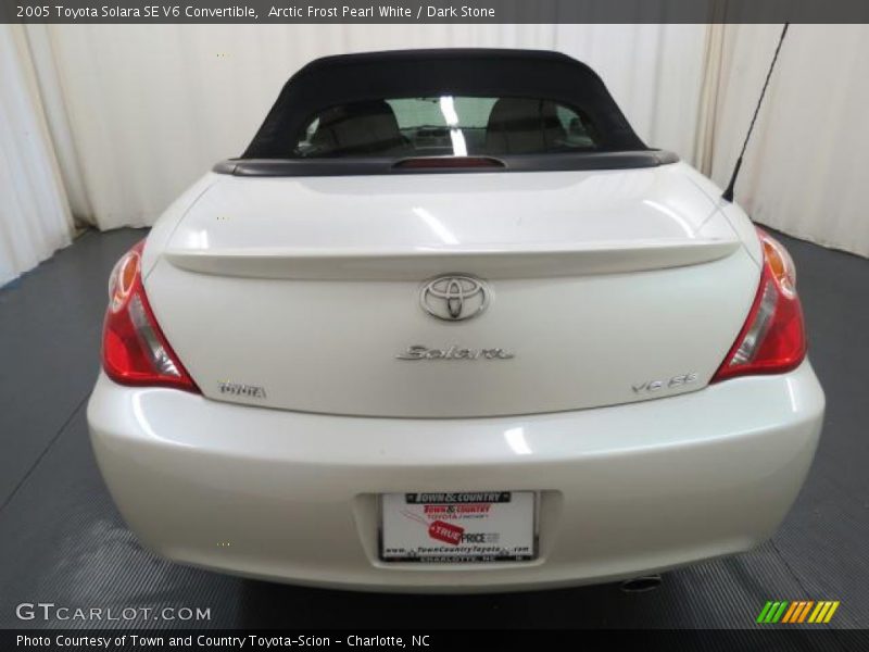 Arctic Frost Pearl White / Dark Stone 2005 Toyota Solara SE V6 Convertible