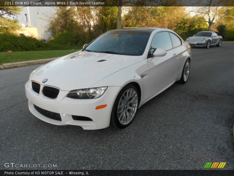 Alpine White / Black Novillo Leather 2011 BMW M3 Coupe