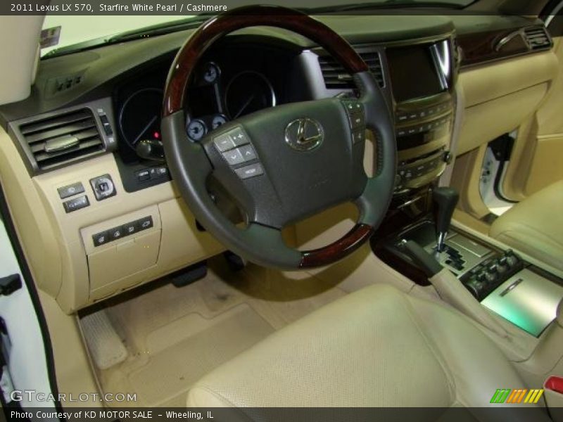 Starfire White Pearl / Cashmere 2011 Lexus LX 570