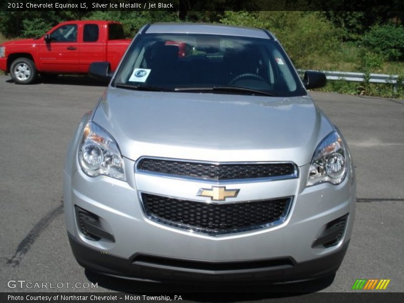 Silver Ice Metallic / Jet Black 2012 Chevrolet Equinox LS