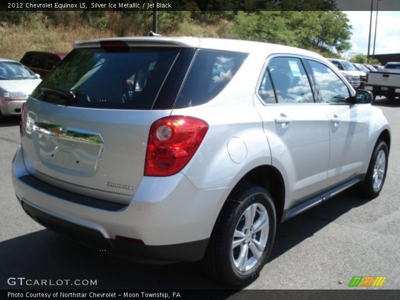 Silver Ice Metallic / Jet Black 2012 Chevrolet Equinox LS