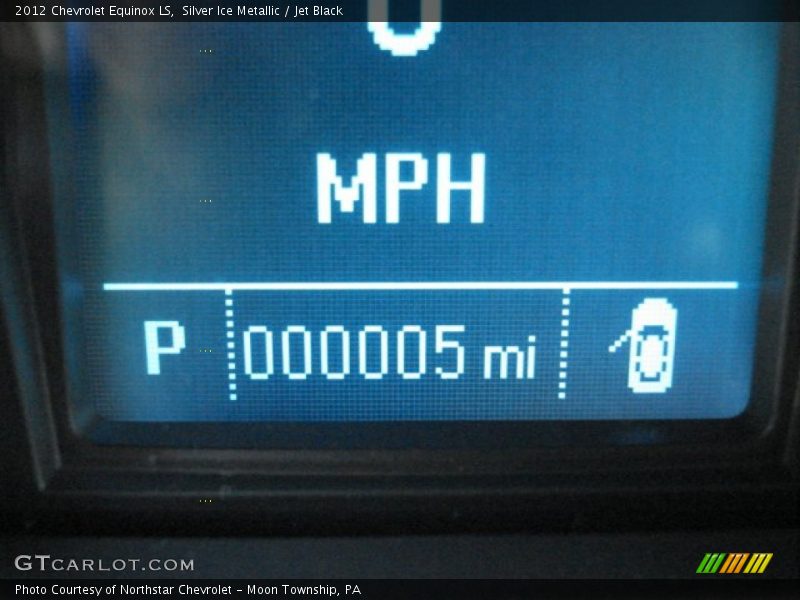Silver Ice Metallic / Jet Black 2012 Chevrolet Equinox LS