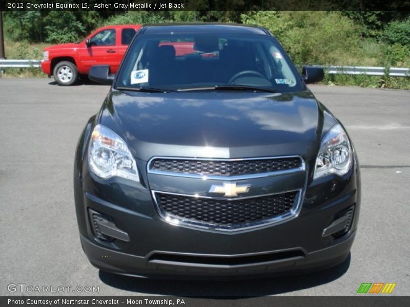 Ashen Gray Metallic / Jet Black 2012 Chevrolet Equinox LS