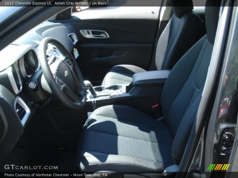 Ashen Gray Metallic / Jet Black 2012 Chevrolet Equinox LS