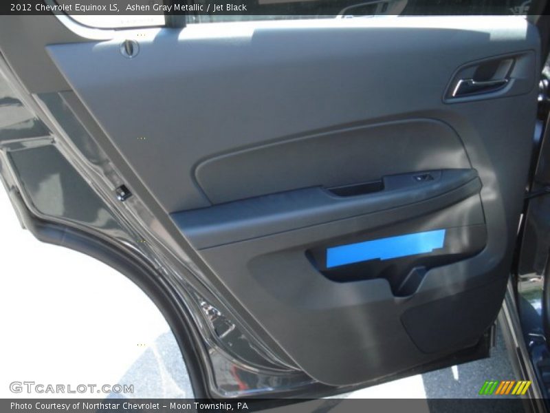 Ashen Gray Metallic / Jet Black 2012 Chevrolet Equinox LS