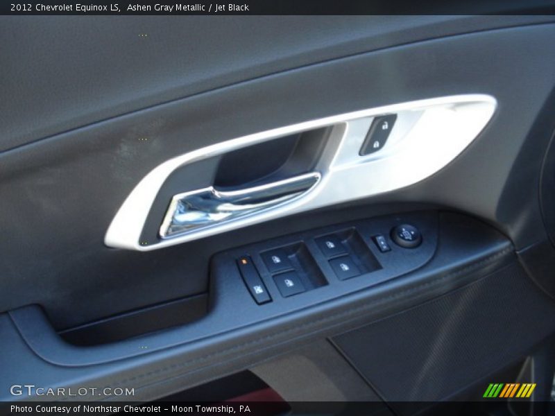 Ashen Gray Metallic / Jet Black 2012 Chevrolet Equinox LS